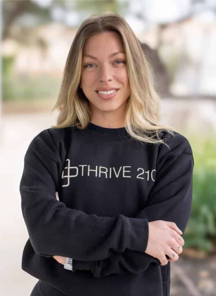 Certified personal trainer at Thrive 210