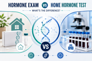 Hormone Exam vs Home Hormone Test: What’s the Difference?